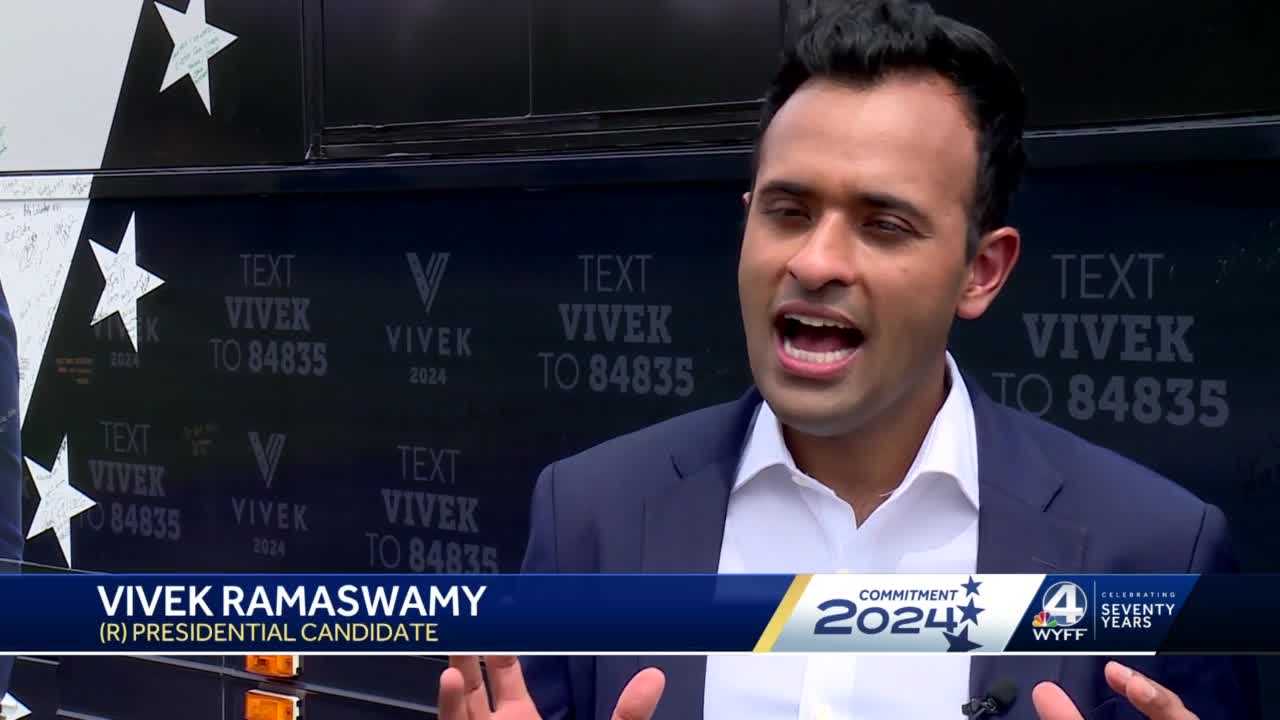 GOP Presidential Candidate Vivek Ramaswamy Makes Campaign Stop In Upstate