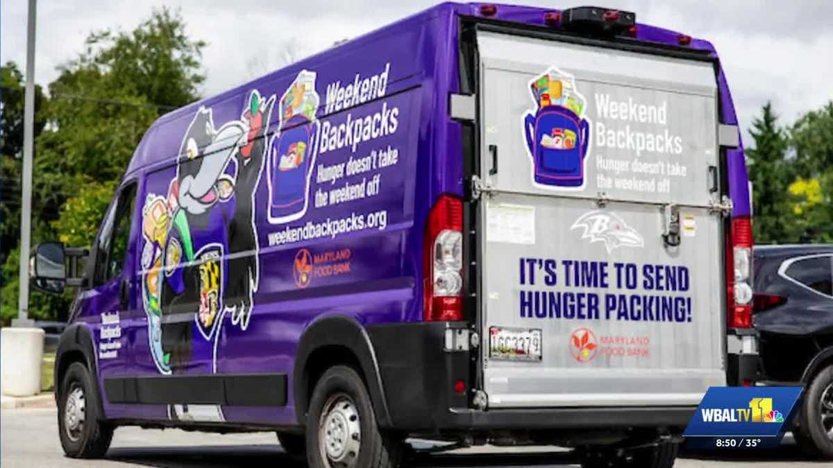 Feeding our future at the Weekend Backpacks "End Zone Eats" Ravens tailgate