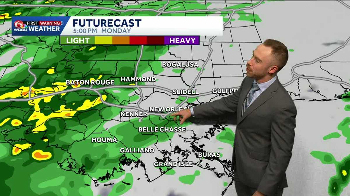 Weather Impact Day Monday-Monday Night. More rain & few storms on the way!