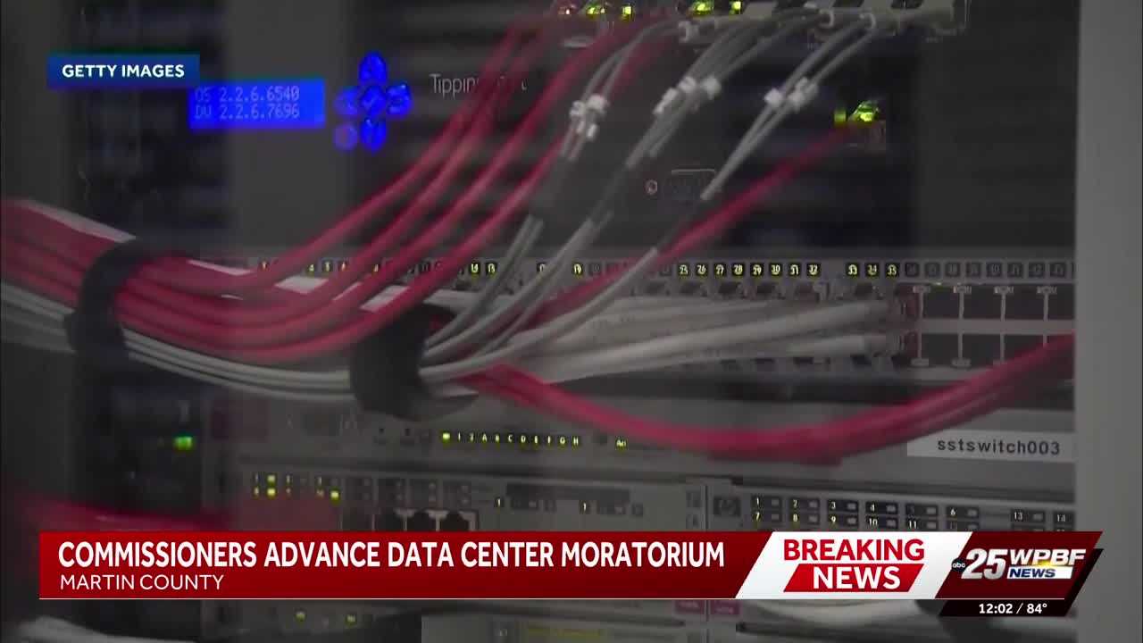 Martin County advances a one-year pause on new data center applications
