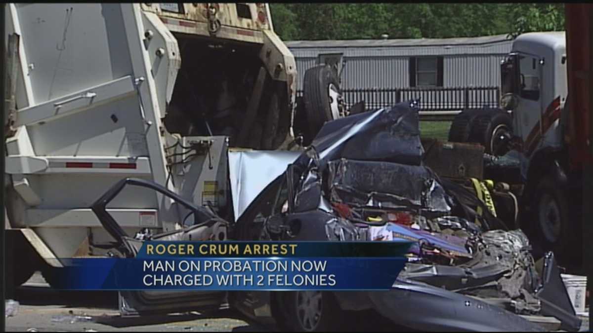 Roger Crum charged with 2 felonies
