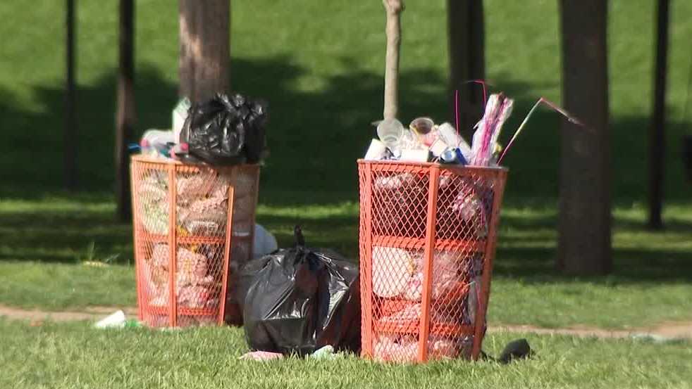 Volunteers clean up waterfront after 'Thunder'