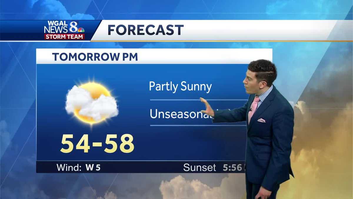 Warming trend continues into the workweek