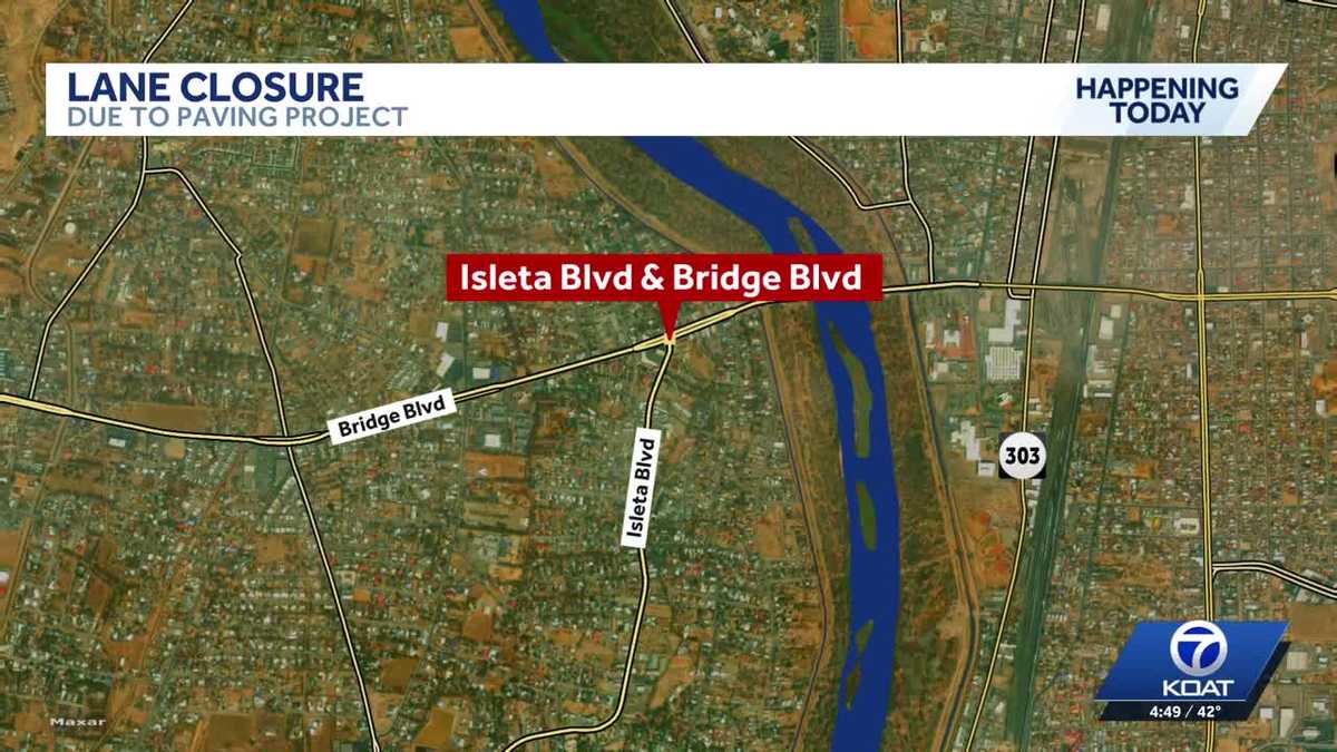 Lane closures coming to Isleta Blvd in Albuquerque