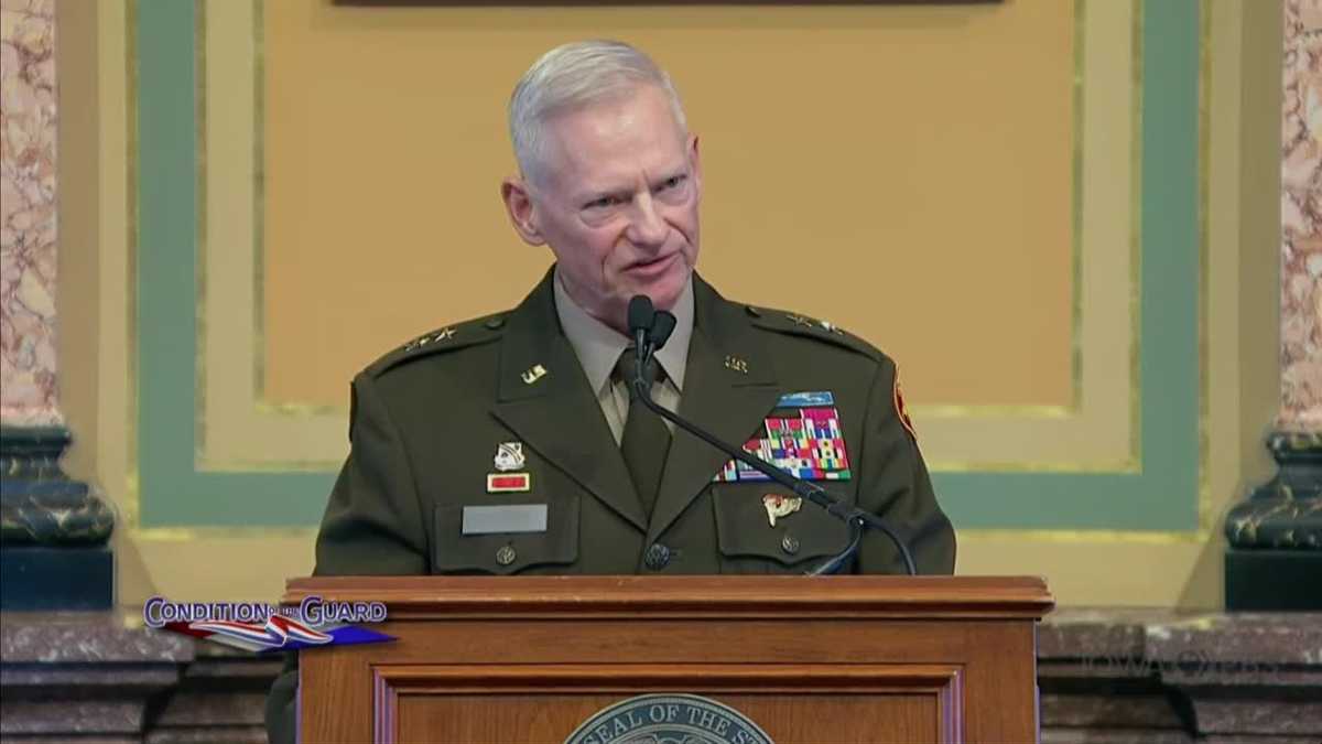Maj. Gen. Stephen Osborn honors National Guard members killed in Syria attack