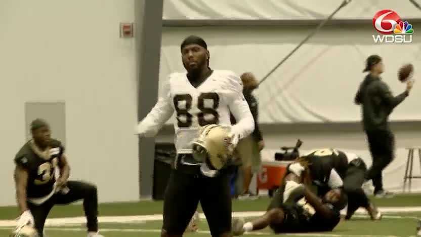 First look at Dez Bryant in a New Orleans Saints uniform 