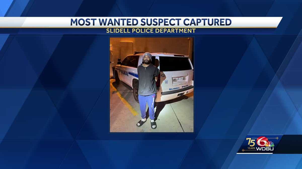 Slidell PD arrested one of Crimestoppers Most Wanted suspects