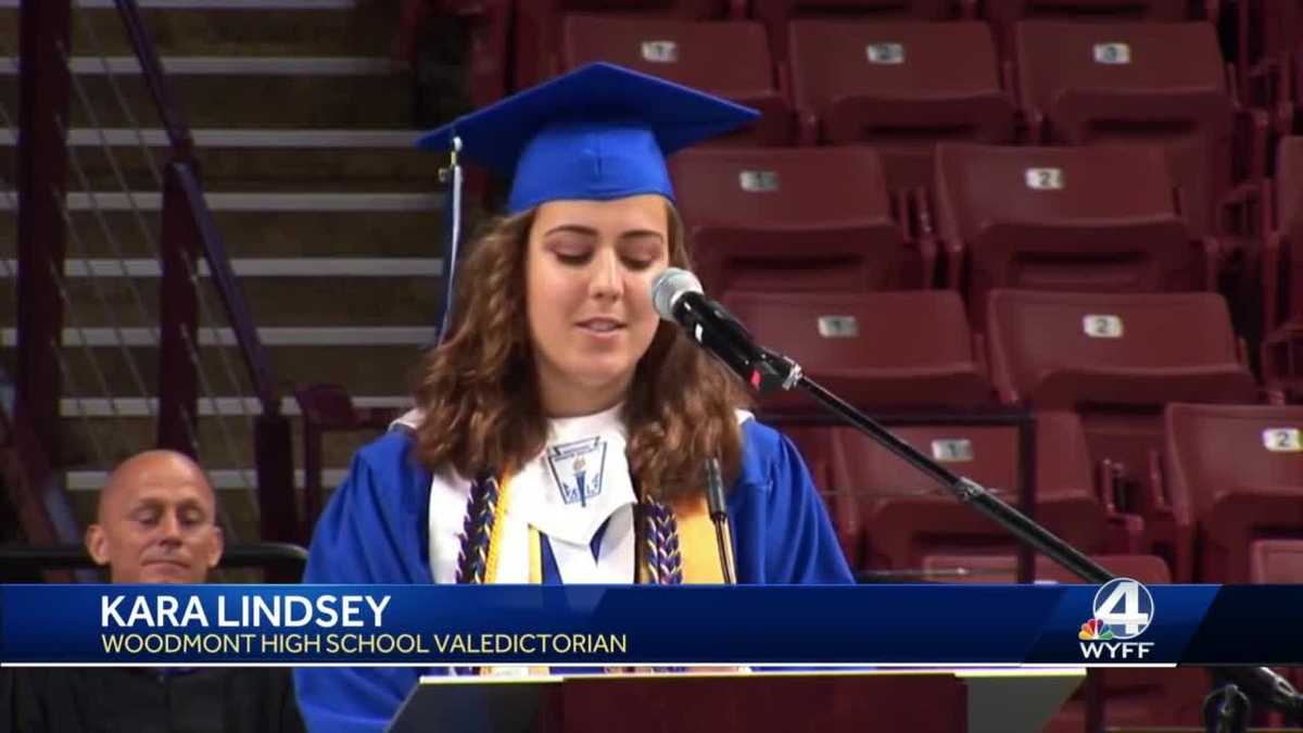 Woodmont High valedictorian challenges classmates to face fears by
