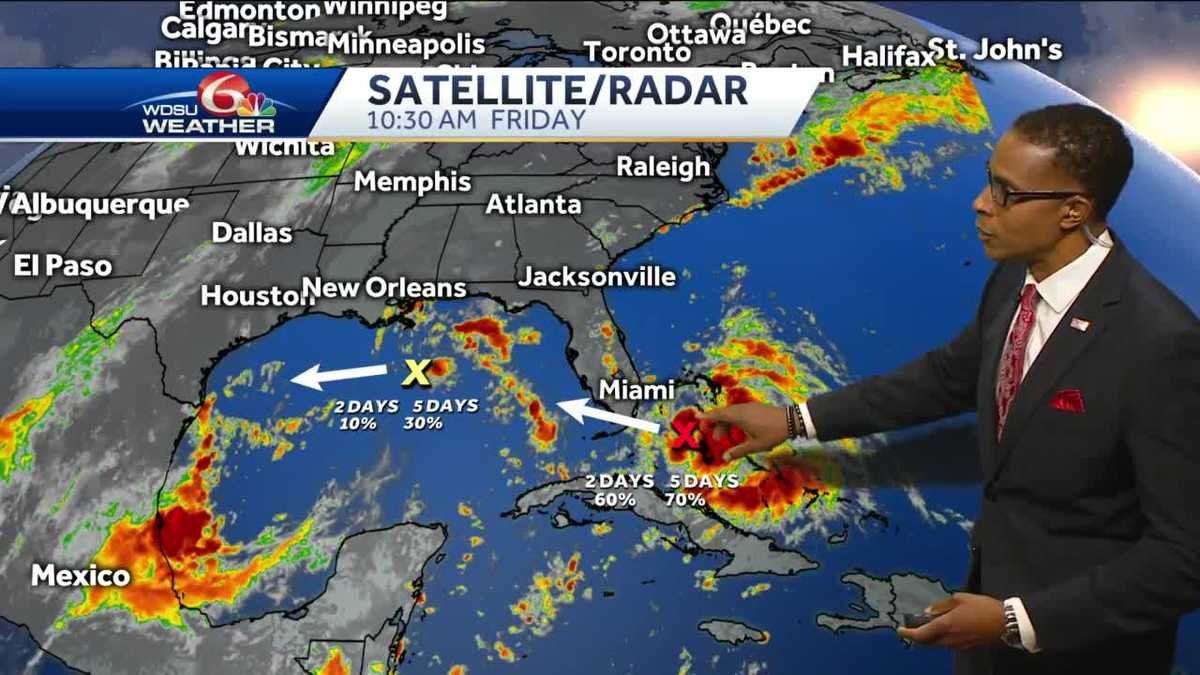 Tropical development possible in the Gulf