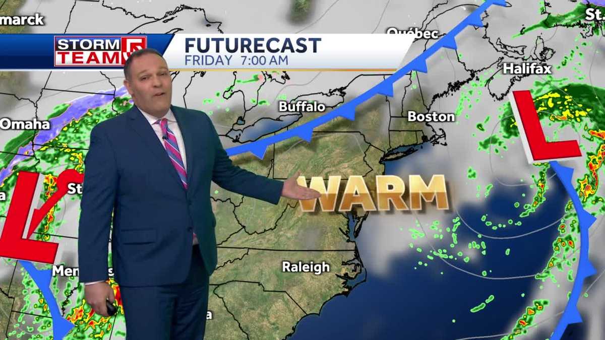 Video: Warm Friday; Rainy start to weekend