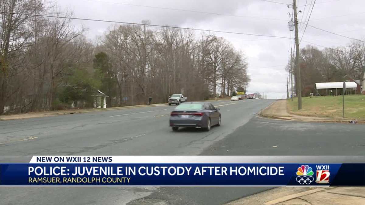 Ramseur police on scene of homicide, juvenile in custody