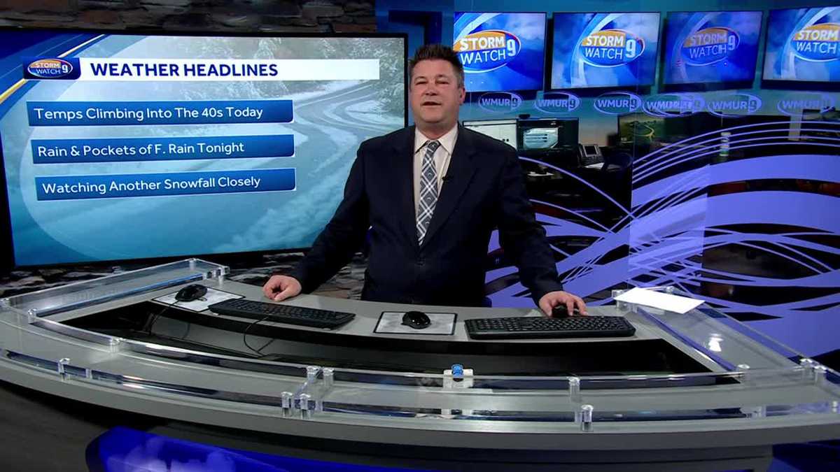 NH forecast video: Temperatures rise before next system