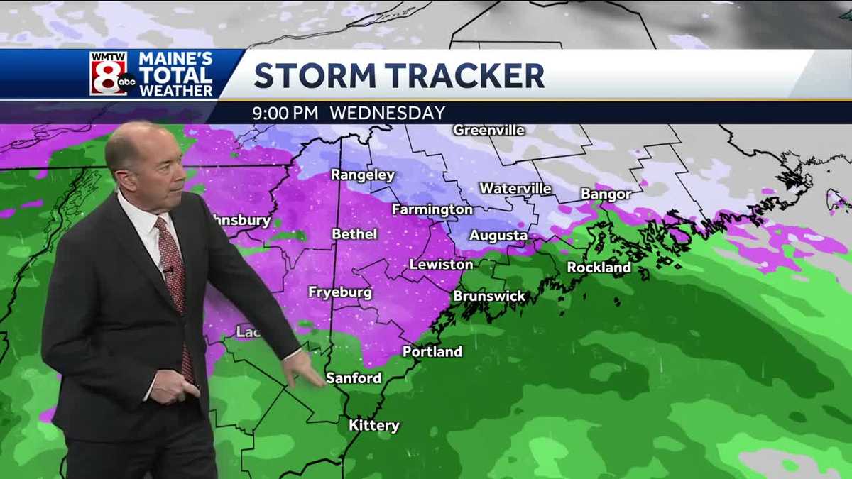When the light snow will change to freezing rain