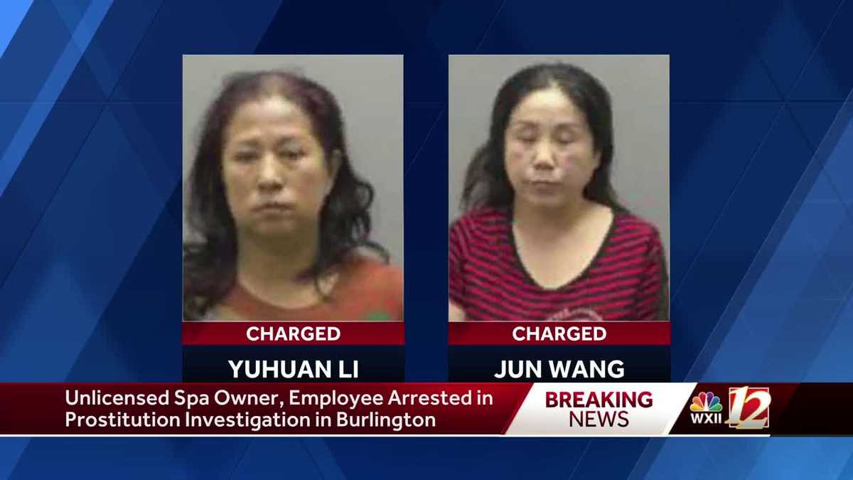 North Carolina: 2 women charged as part of spa bust in Alamance County