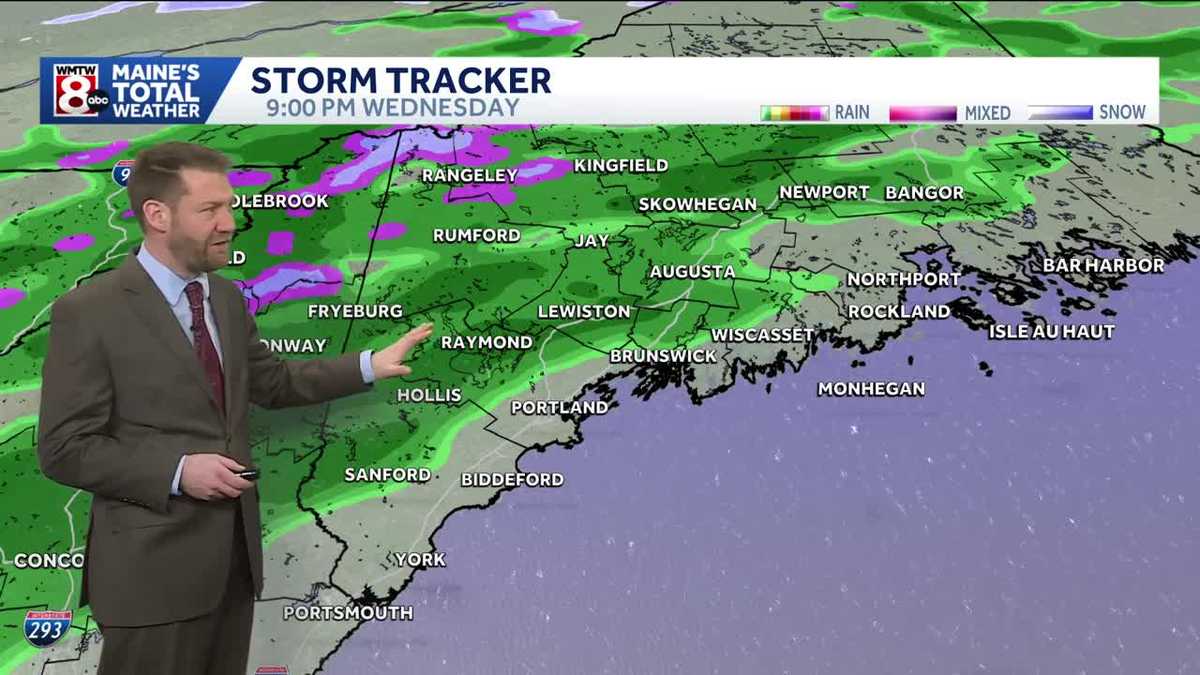 Mild stretch ends with rain showers tonight