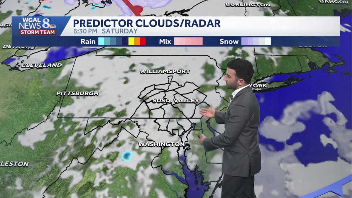 Rain ending overnight; dry & warm most of the weekend