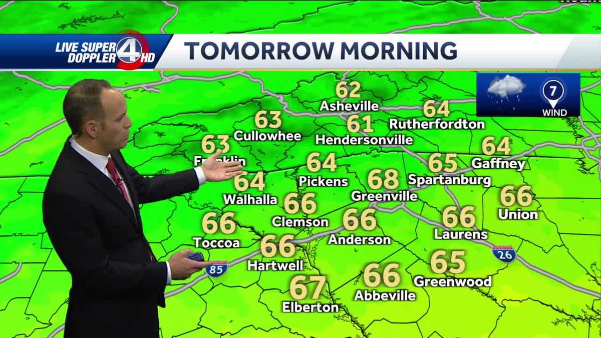 Greenville forecast No rain relief yet, but drier days coming