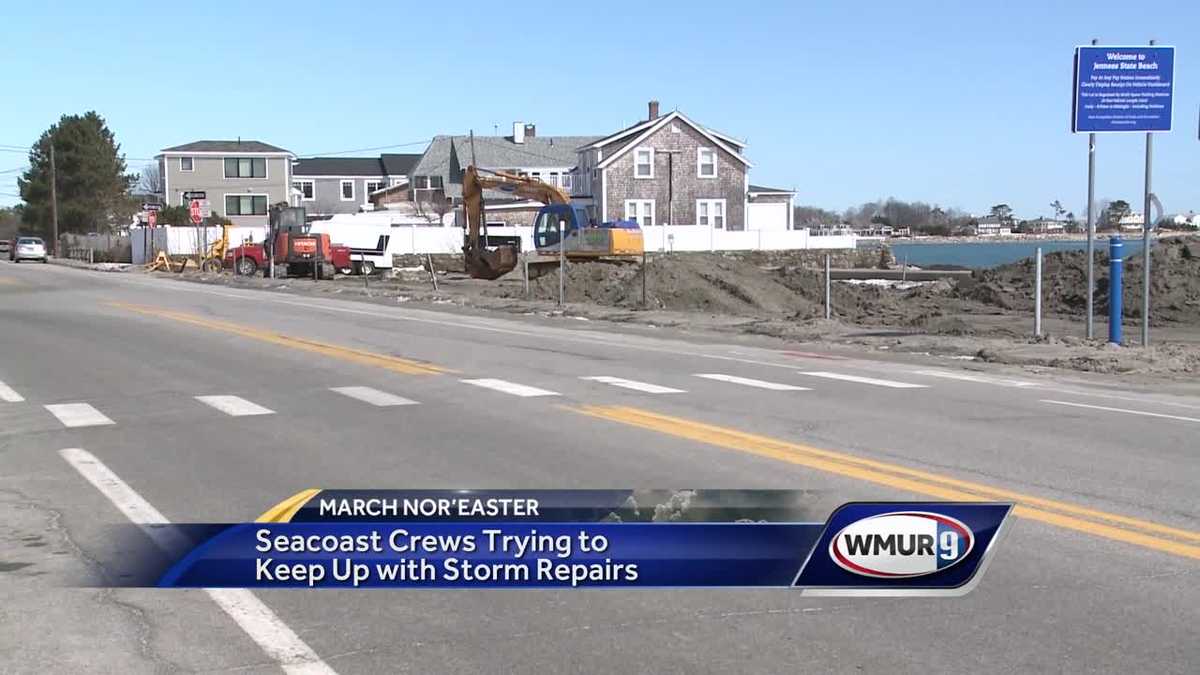 Seacoast repairs continue as another storm looms