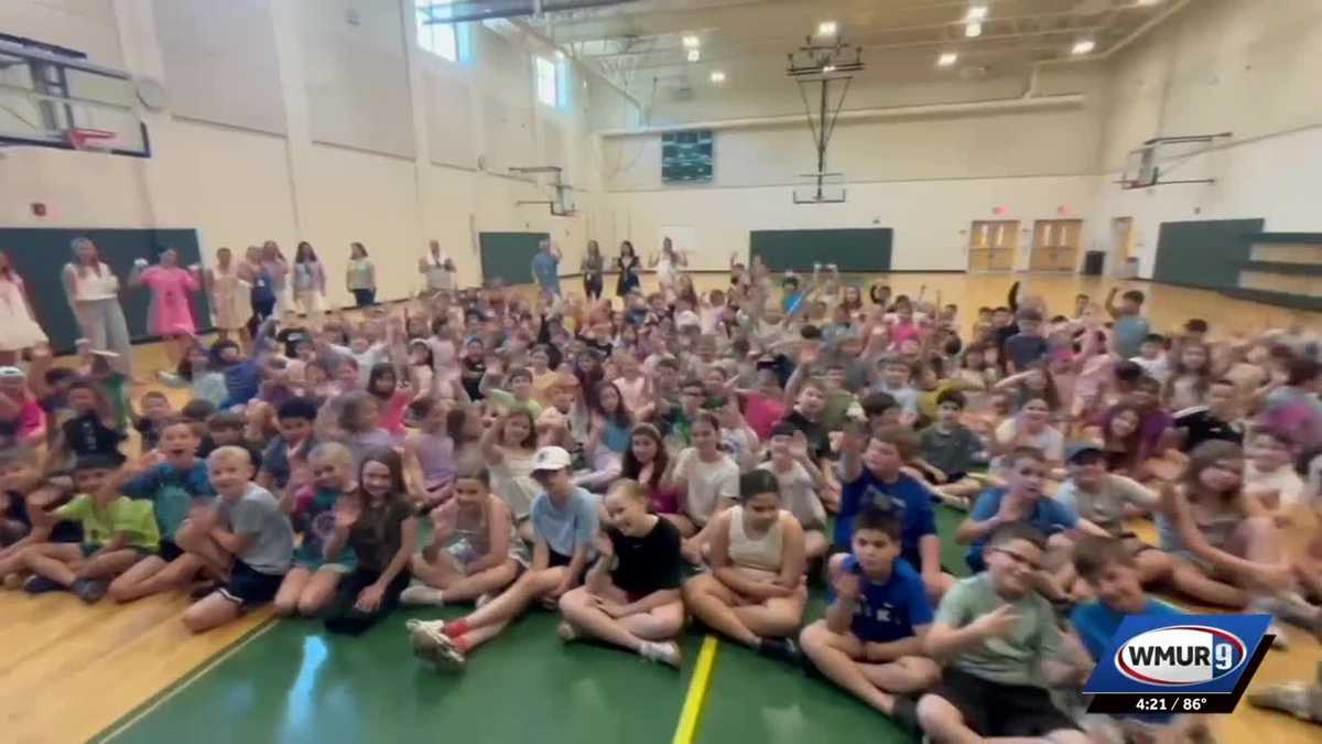 NH weather school visit: Golden Brook School in Windham