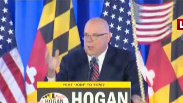 Larry Hogan delivers victory speech in 2024 primary