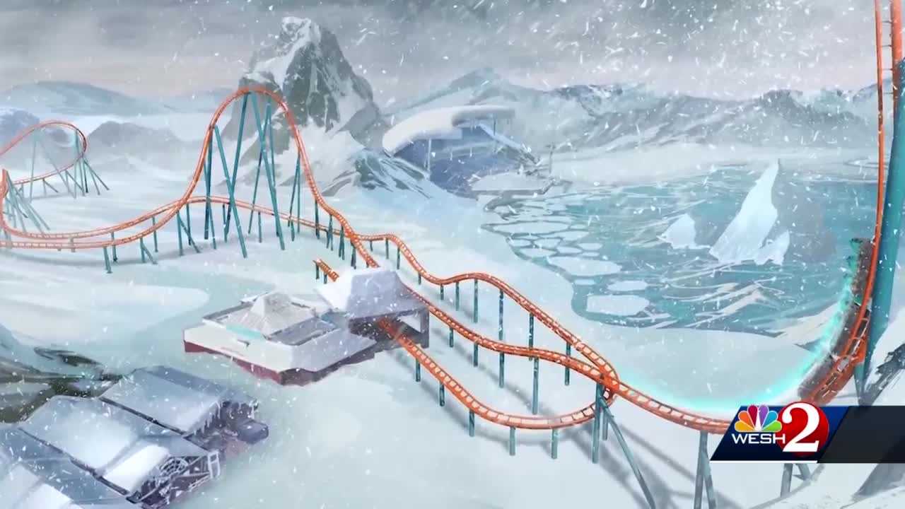 Sneak peek at SeaWorld s new roller coaster Ice Breaker