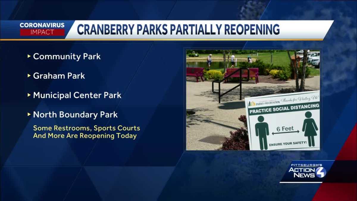 Cranberry Township to reopen some of the facilities at its parks