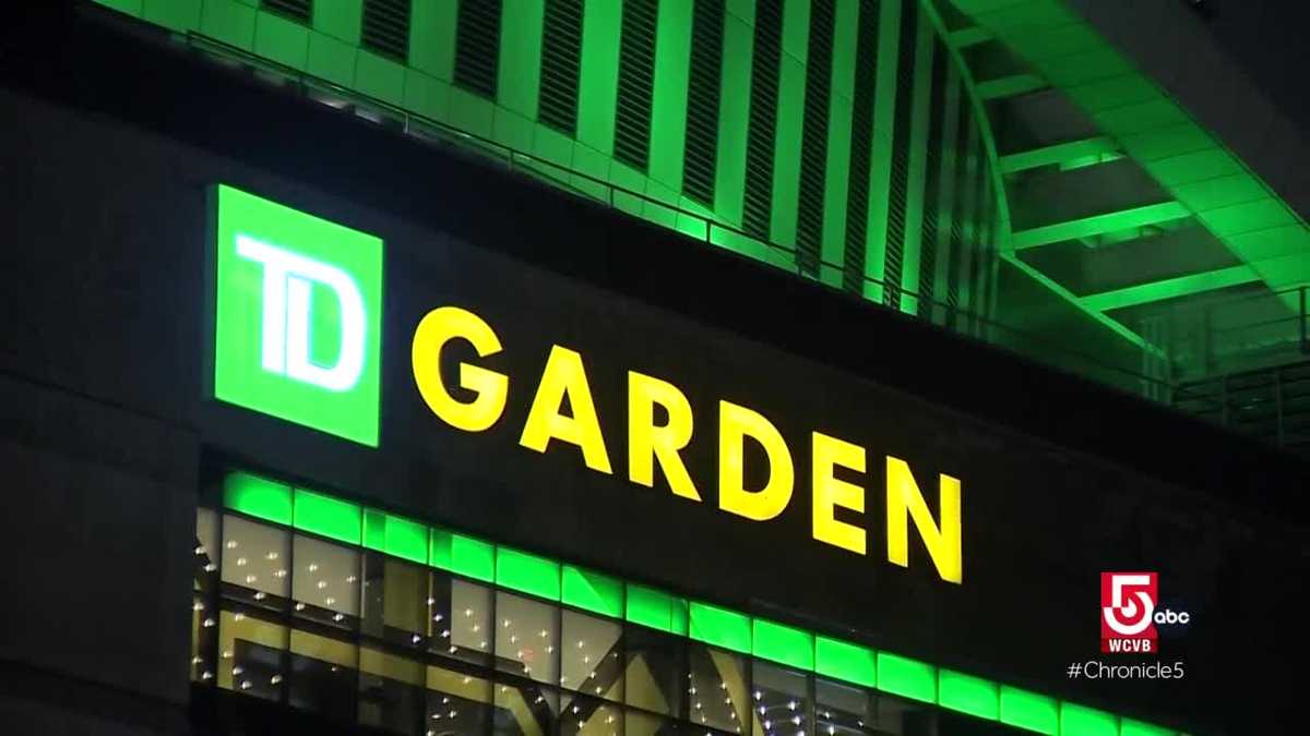 Boston Celtics fans wait outside TD Garden before game seven of