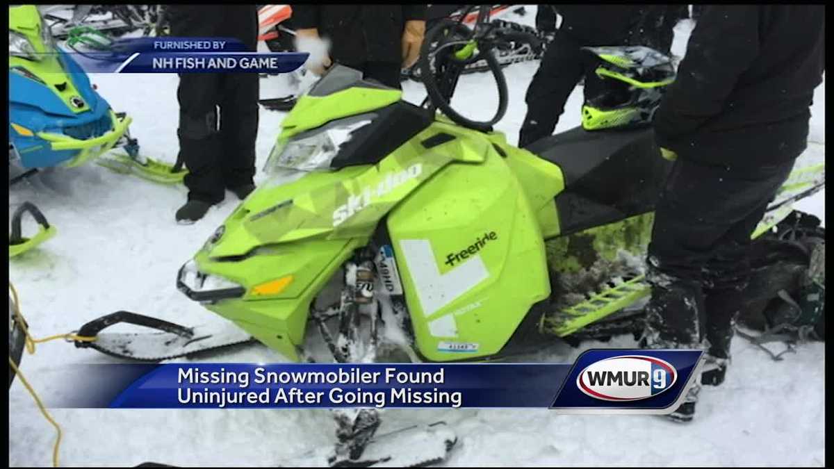 Missing snowmobiler found