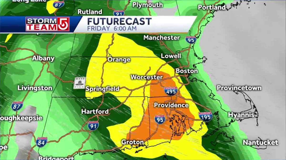 Video: Heavy rain, strong wind gusts to arrive early Friday AM