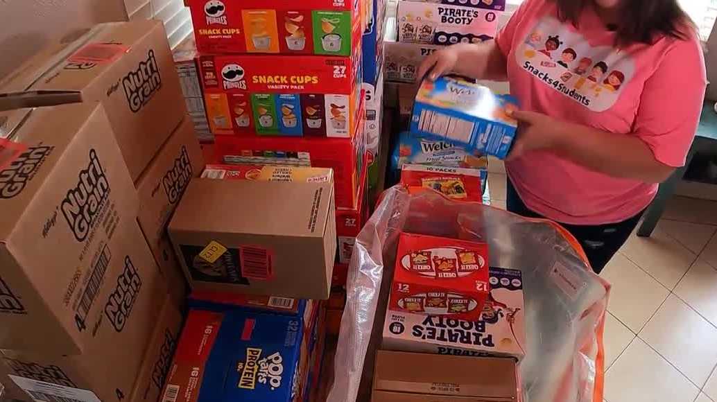 Central Florida mom provides snacks to students at over 80 schools