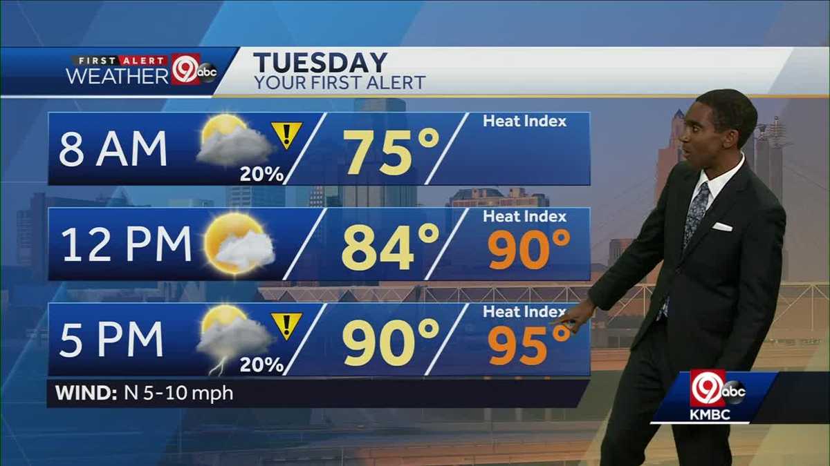 Rain chances increase for your Tuesday