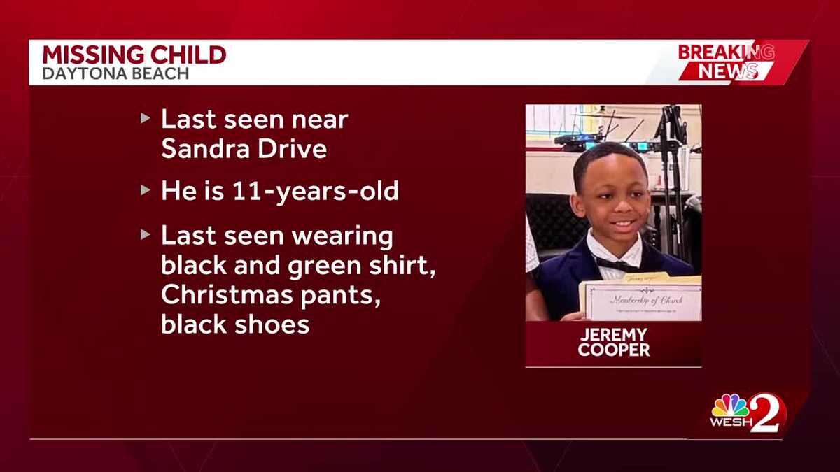Police searching for missing 11-year-old in Daytona Beach