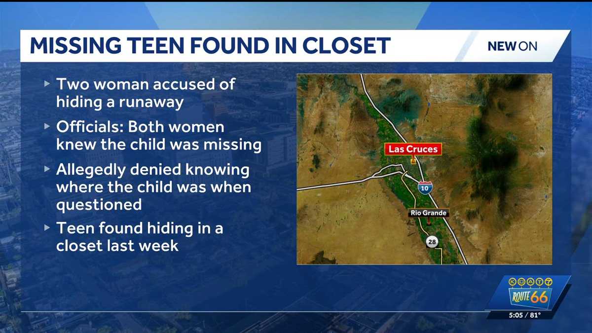 Las Cruces women arrested after missing boy found hiding in closet