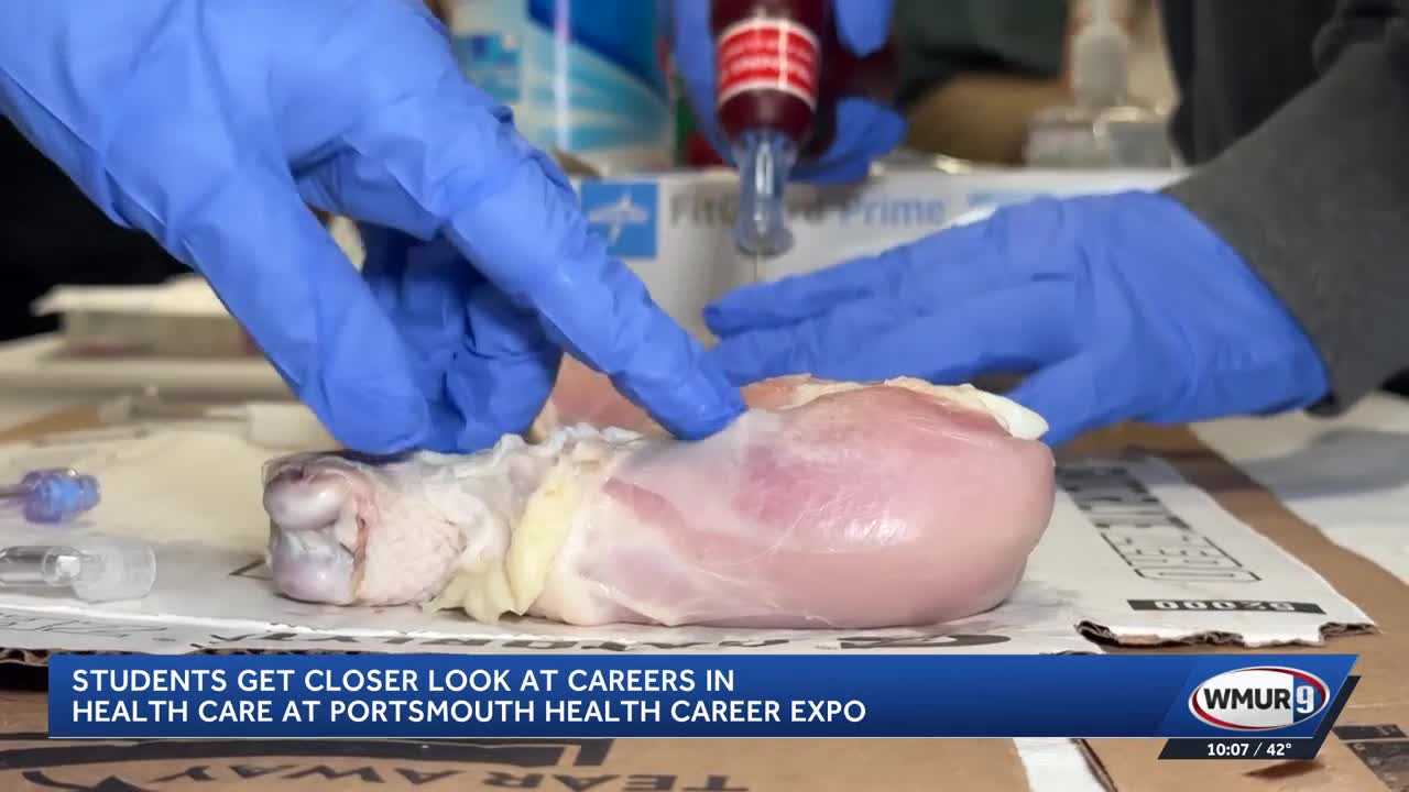 Hundreds of students attend career expo at Portsmouth Health Care