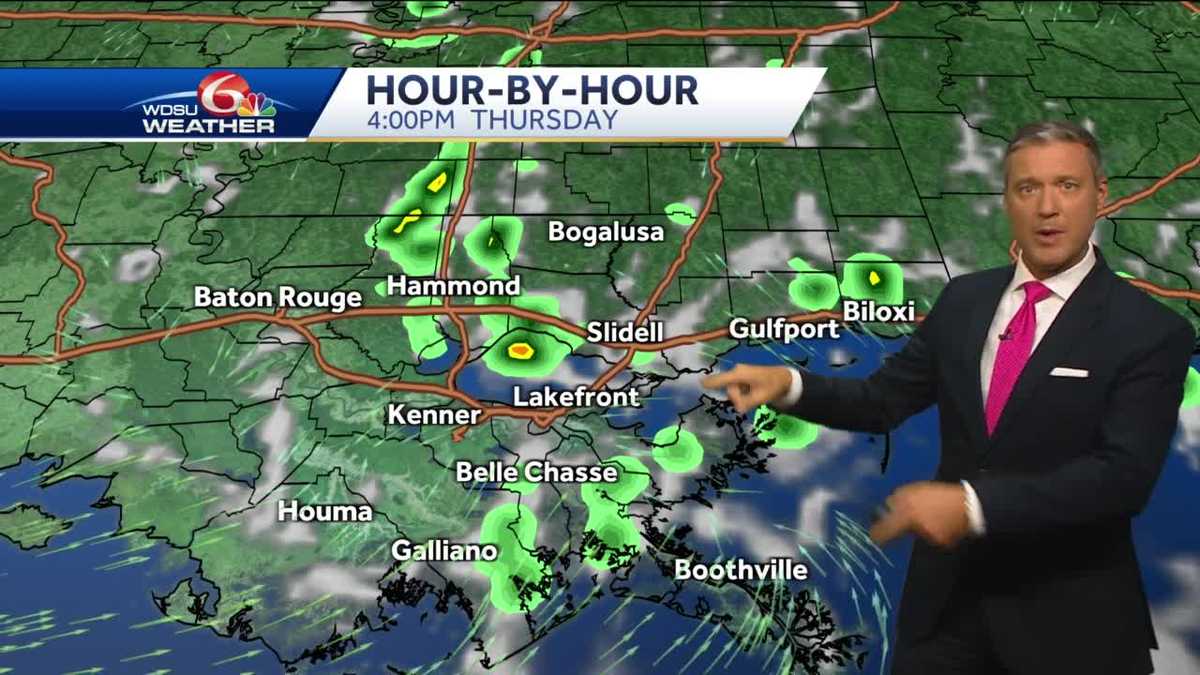 New Orleans Forecast Severe Storms Thursday Record Heat