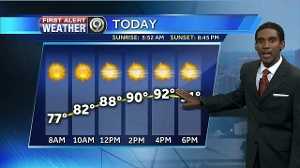 Hot today, hotter tomorrow