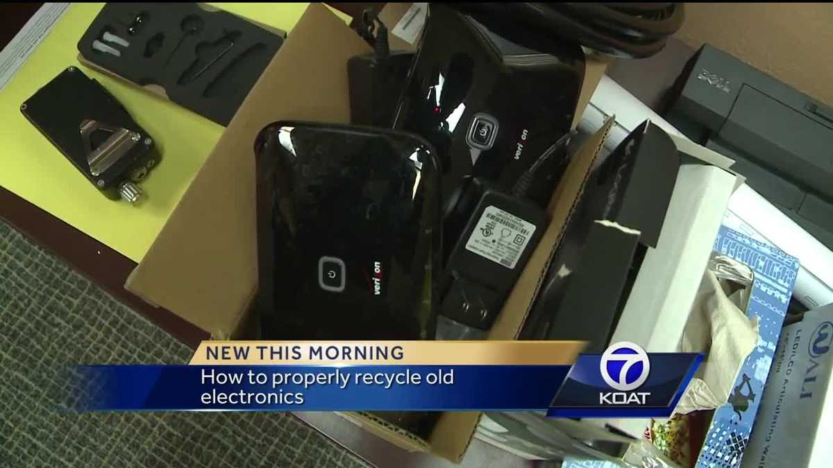 VIDEO How to recycle old electronics