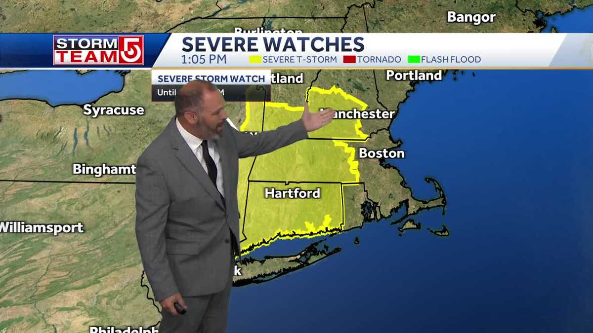 Video: Severe storms could bring downpours, lightning, wind