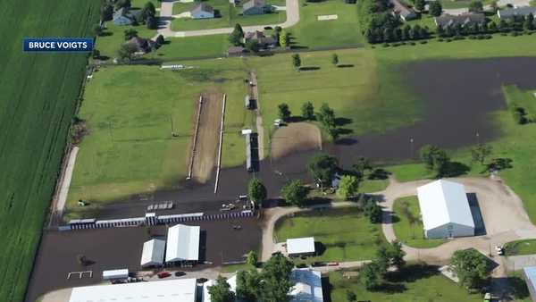 wright county fair will begin tomorrow, despite flooded fairgrounds