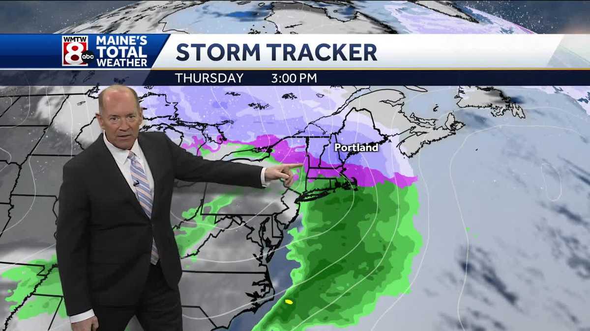 Tracking two snowstorms over the next five days