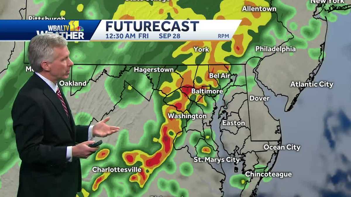 Skies clearing and temps warming Friday