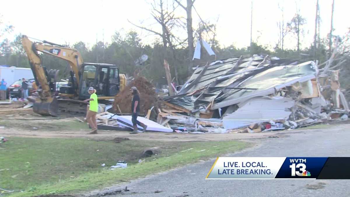 Alabama tornado damage: Gordo, Calera, Sipsey, Plantersville ...