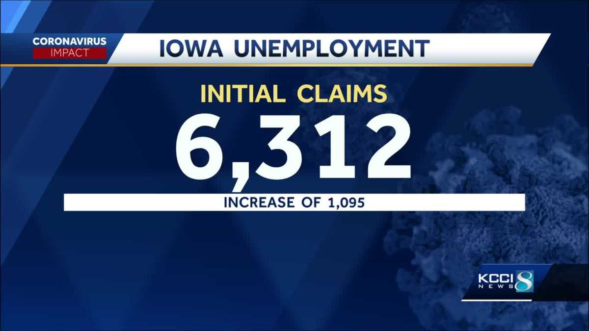 Iowa unemployment claims up by more than 1,000