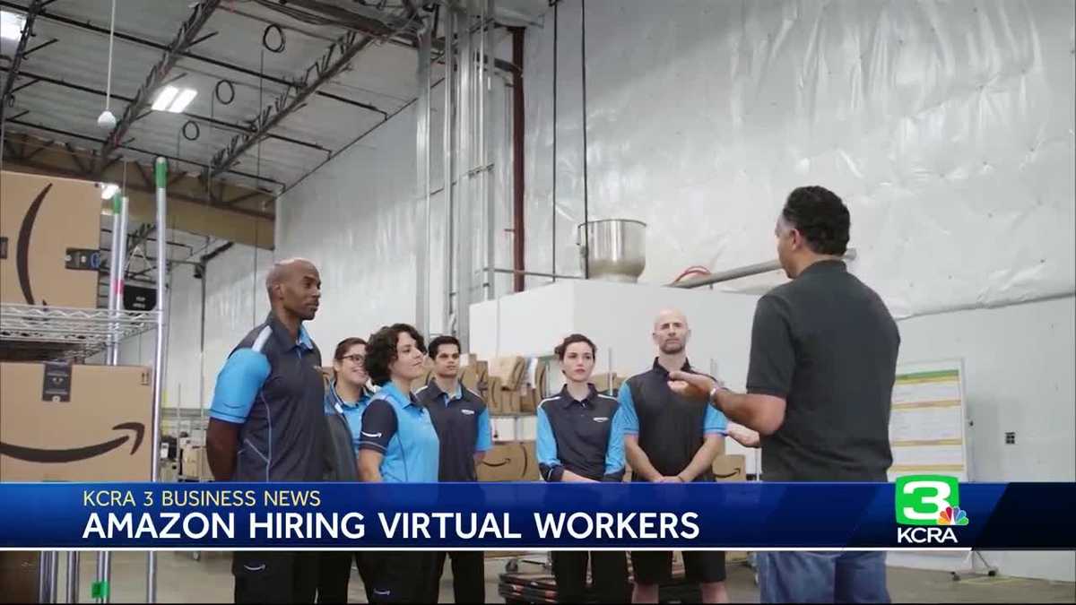 Business News: Amazon hiring virtual workers