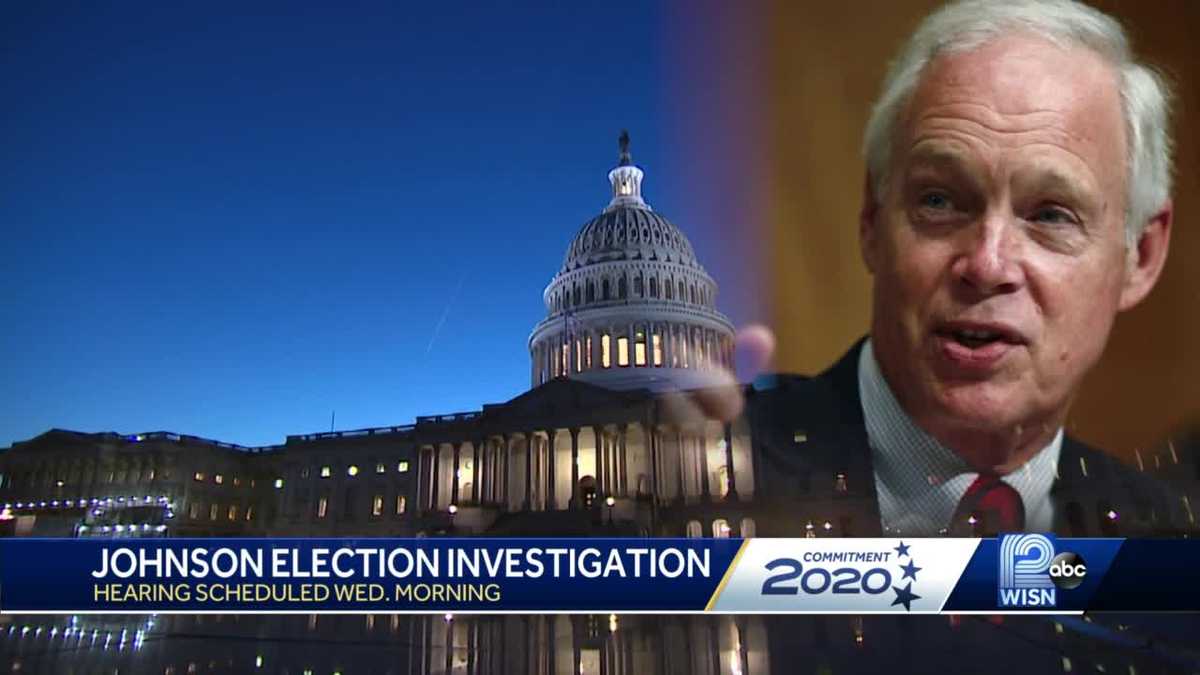 Sen. Ron Johnson acknowledges Biden victory, leads election fraud investigation