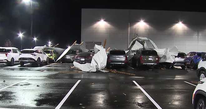 NWS confirms EF2 tornado touched down in Bloomington, Indiana
