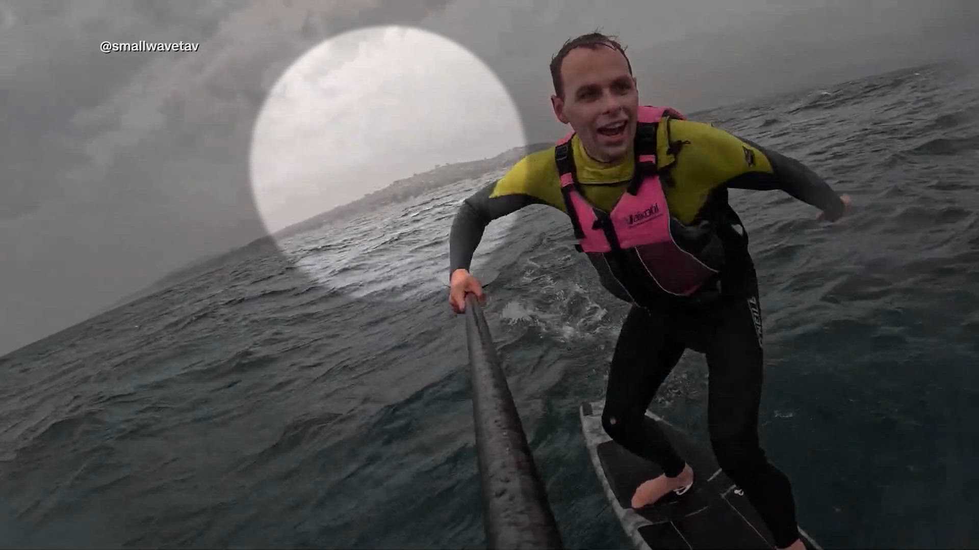 California surfer films relentless pursuit by great white shark CNN 17 MIN