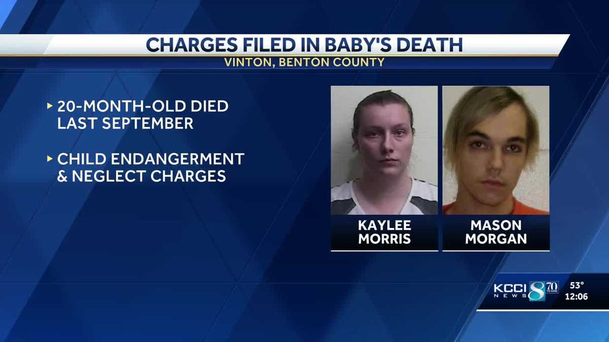 Iowa crime: 2 charged in death of 20-month-old girl