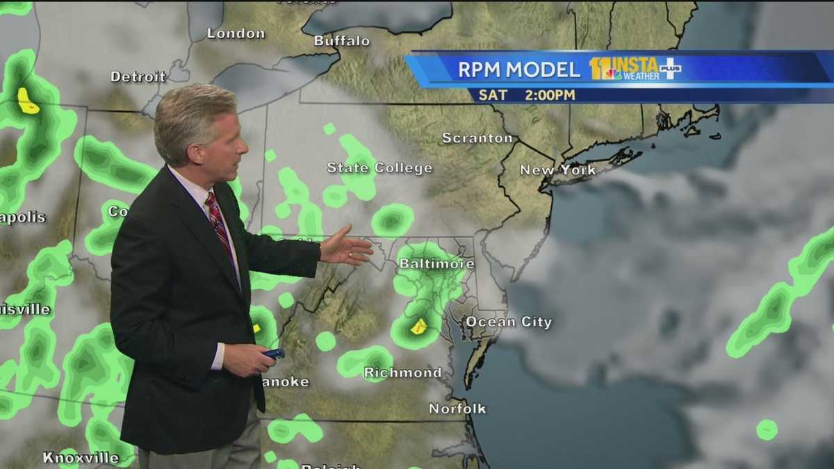 Another hot day with chances for storms