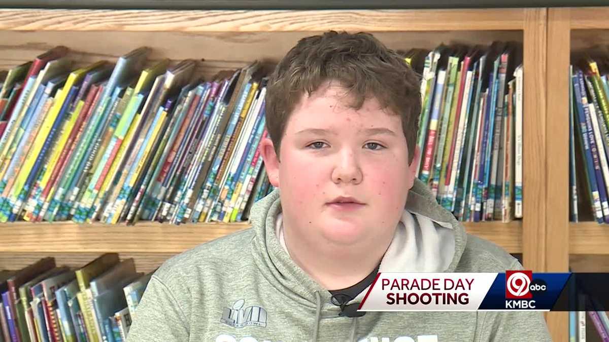 13-year-old grazed by bullet at Chiefs parade and rally back at school